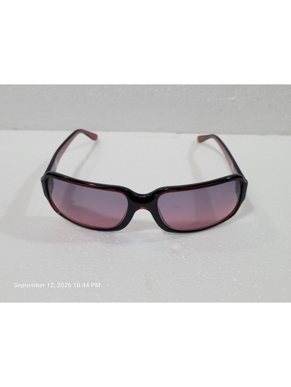 Vintage Vogue VO2258-S Wrapped Sunglasses 59/17 Brown Tortoiseshell Frame Italy